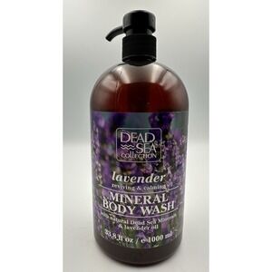 Dead Sea Collection Mineral Body Wash Lavender Reviving & Calming 33.8 oz